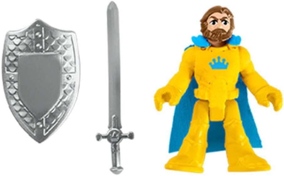 Imaginext Piezas de repuesto El Castillo del Reino del León – HCG45  Figura de recambio, espada y escudo