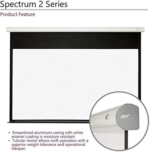 Elite Screens Spectrum- Pantalla Spectrum 2 MaxWhite FG  Carcasa blanca