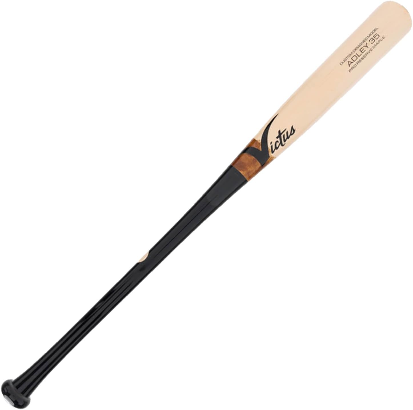 Victus ADLEY35 BAT PRO Reserve – Madera de arce natural para adultos, color negro brillante