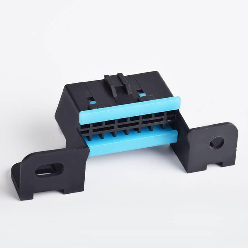 Conector hembra antirrobo del zócalo del interfaz de diagnóstico original OBD2 de VW