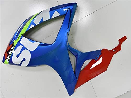 Carenado de plástico azul rojo apto para Suzuki 2006 2007 GSXR 600750 Molde de inyección ABS Carrocería nuevo mercado de accesorios Kit de