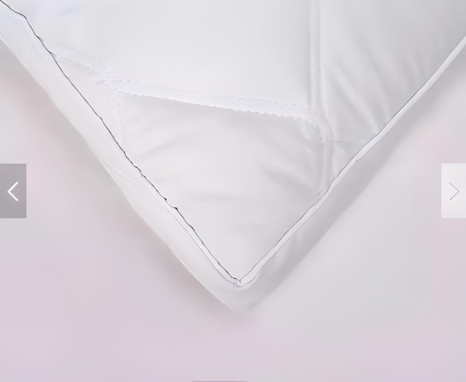 Almohada transpirable de 1 cama para dormir, almohada de dormir con relleno de microfibra y funda de algodón suave, almohada para dormir boca atrás