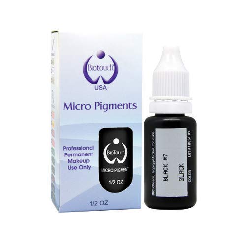 Suministros de microblading BioTouch – Pigmento de maquillaje permanente, botella grande de tinta cosmética para tatuajes, pigmento, suministros
