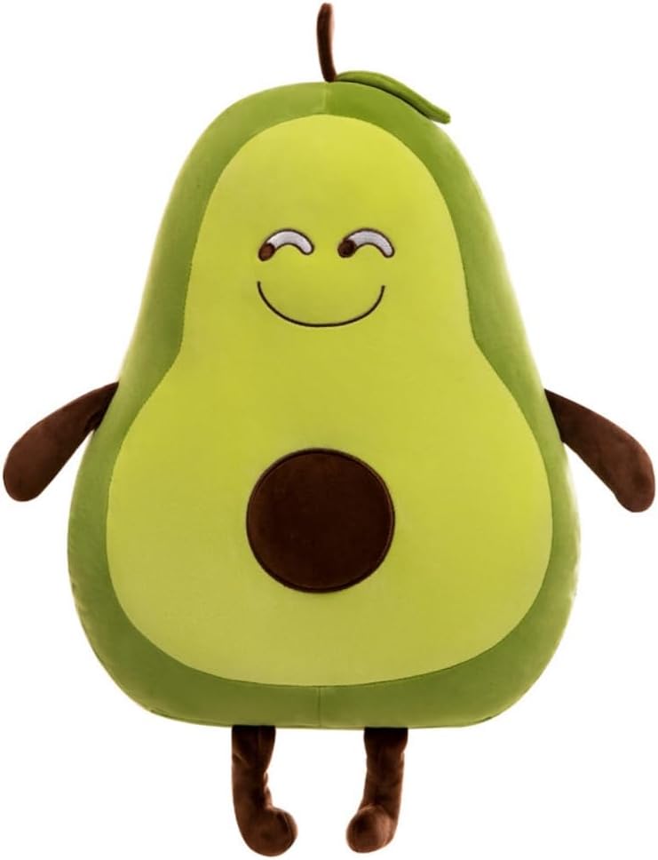 XIZHI Juguetes de peluche de aguacate de 17.8 pulgadas, peluche suave para abrazar, regalo para niños y cumpleaños de Navidad