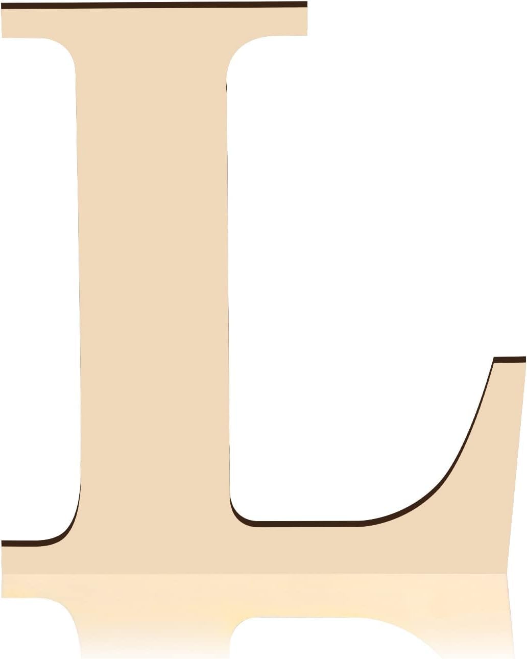 HGWOUY Letras de madera de 12 pulgadas de alto, letras de madera sin terminar de 0.28 pulgadas de grosor, letras de madera en blanco para decoración