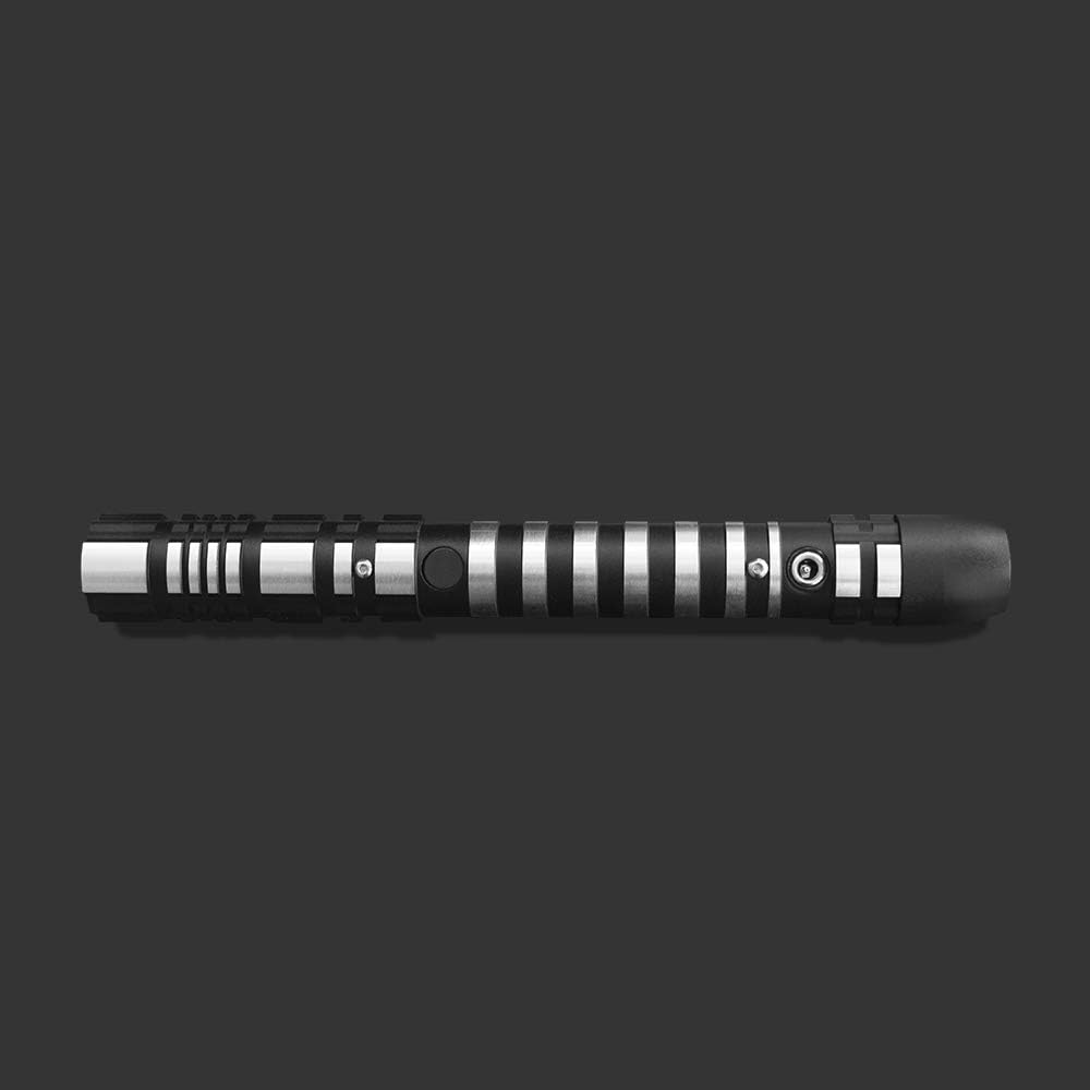YDD Sable de luz LED de metal ligero de aluminio, Ghost Premium Force FX Black Series Light Ser para adultos aguanta duelos realmente fuertes.