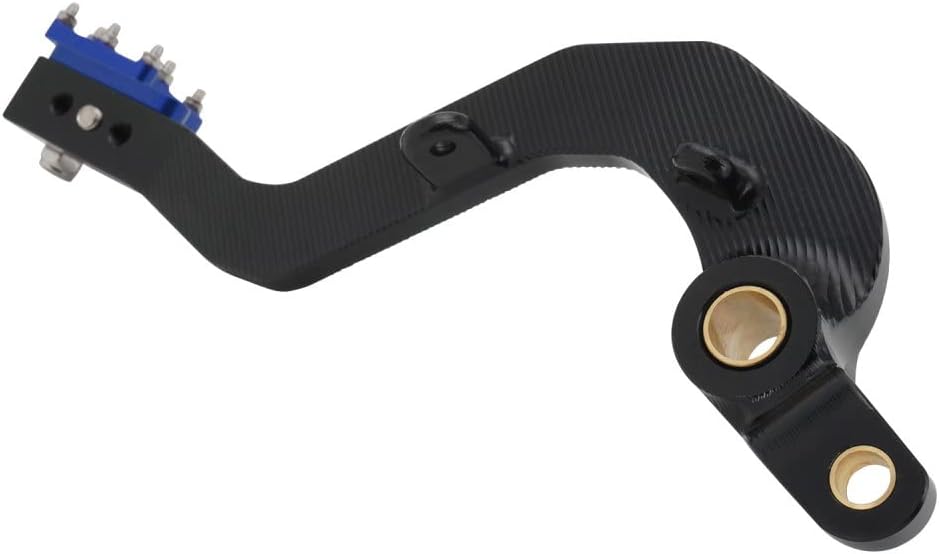 JFG RACING Pedal de freno trasero de motocicleta Palanca de freno de pie plegable de aluminio para WR250R 2008-2020 WR250X 2008-2011 Dirt Bike Azul