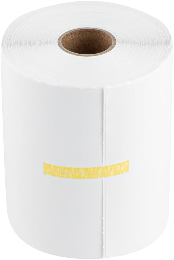 Restaurantware Label Tek – Etiquetas térmicas directas de 6 x 4 pulgadas, 1 rollo de 250 etiquetas, etiquetas térmicas extraíbles, etiquetas