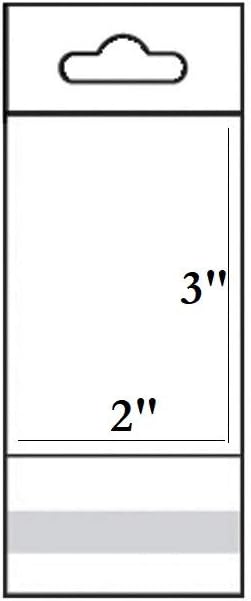 888 Display – 200 bolsas ultra transparentes para golosinas, panadería, vela, jabón, galletas con sello adhesivo (2 x 3 pulgadas, 200 unidades,