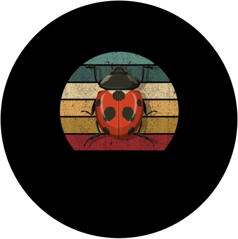 Sunset Ladybug Squad Ladybugs Insects Bugs Coccinellidae PopSockets Swappable PopGrip