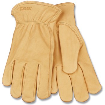 Guantes de conductor sin forro de piel de vaca de grano premium (XL) Kinco 98