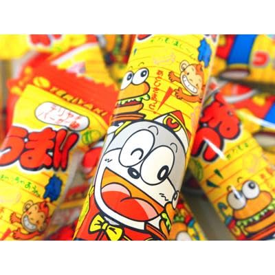 Bless Toys Bocadillos japoneses Umaibo de maíz japonés inflado 30 unidades sabor Teriyaki