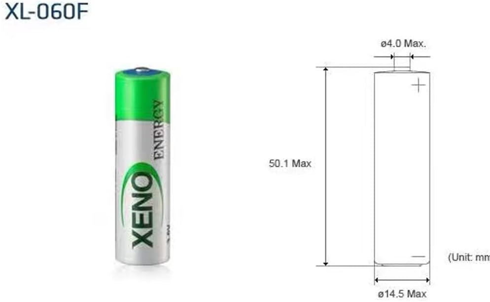 XIAOXX XL-060F 3.6V ER14505 – Batería inteligente para medidor de agua Xeno XL-060F AA 3.6V Li-SOCl2 Batería LS14500, TL-2 14500, LS-14500