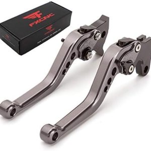 Palancas de freno y clutch ajustable Rzmmotor, extensible y plegable de CNC aluminio para Ducati Hypermotard 821 SP, Hypermotard 939 SP, Scrambler Palancas de freno y clutch ajustable Rzmmotor, extensible y plegable de CNC aluminio para Ducati Hypermotard 821 SP, Hypermotard 939 SP, Scrambler