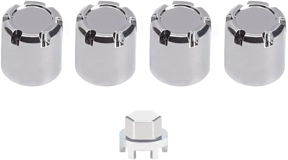 4 unidades de aluminio M4 tuerca rueda rueda tapa central de bloqueo manual bujes para 110 RC Crawler Car Traxxas TRX4 Axial SCX10 D90 Tamiya MST