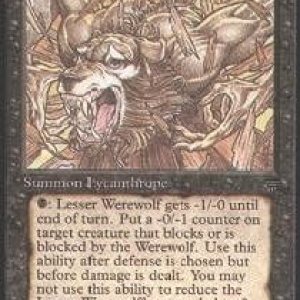 Magic the Gathering – Hombre lobo menor – Leyendas Magic the Gathering – Hombre lobo menor – Leyendas