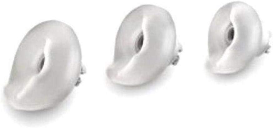 Plantronics 3 auriculares Bluetooth de repuesto 70385-01 pequeños medianos y grandes 70385-01 para los oídos, gel de oído, 610 640E 645 650E 655