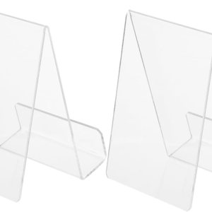 VOSAREA Soporte de exhibición para libros, 2 unidades, marco de fotos, soporte para álbum de fotos, estante para libros, soporte para libros de VOSAREA Soporte de exhibición para libros, 2 unidades, marco de fotos, soporte para álbum de fotos, estante para libros, soporte para libros de