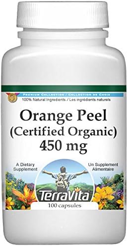 Cáscara de Naranja (Certificado Orgánico) – 450 mg (100 Cápsulas, ZIN 518646)