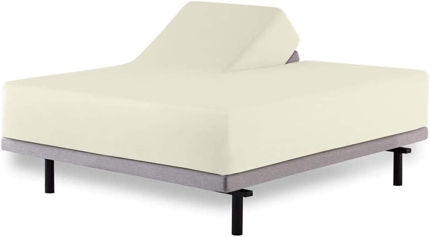 Juego de sábanas Flex Top Split Queen para camas ajustables, sábanas 100% algodón, sábanas de número para dormir Split Queen – Juego de sábanas de 4