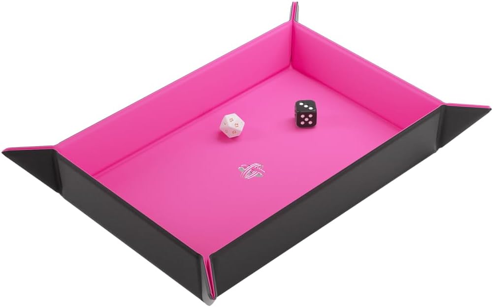 Bandeja magnética para dados – Toma el control de tu rollo! Bandeja de dados compacta y versátil para juegos de mesa y juegos de mesa, forma