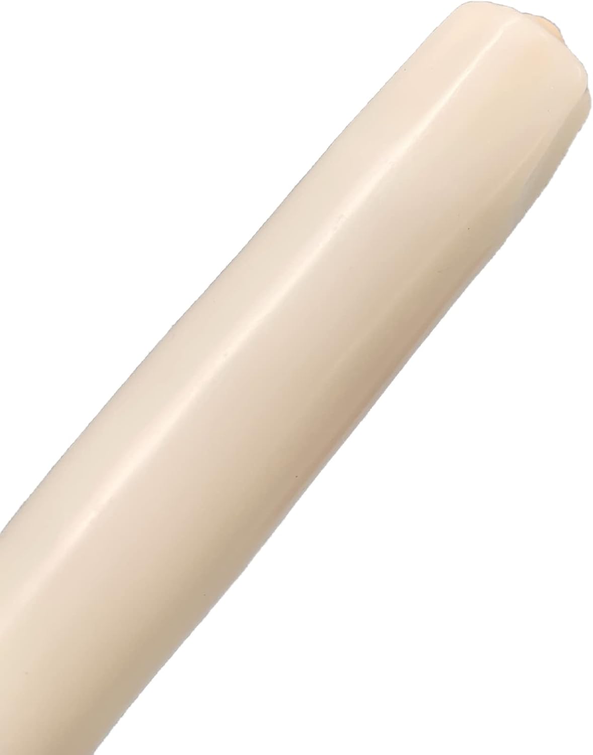 D’light Online Velas cónicas color marfil de 12 pulgadas, velas de alta calidad sumergidas a mano, sin goteo, cera de parafina sin humo, mechas de