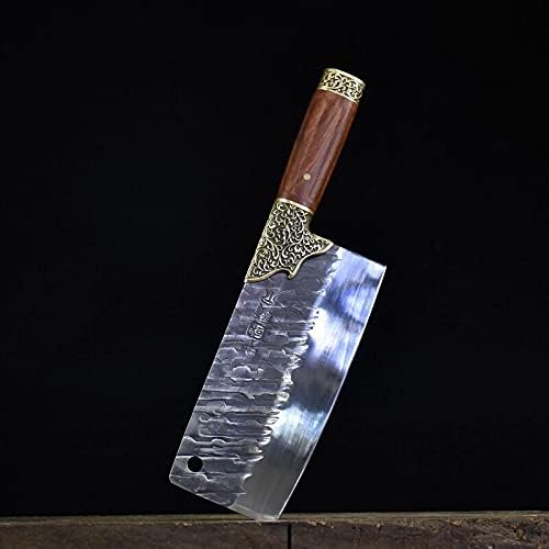 Cuchillo de carnicero de carne, Longquan fantasma mano para cortar filo afilado cuchillo de cocina forjado a mano cuchillos domésticos cuchillo de