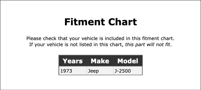 Neutral Safety Switch Compatible with Jeep J-2500 1973 PC-851310