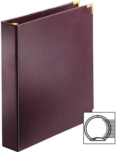 Cardinal Business Collection – Carpeta con 3 anillas redondas de 1 pulgada, color borgoña (144 710)