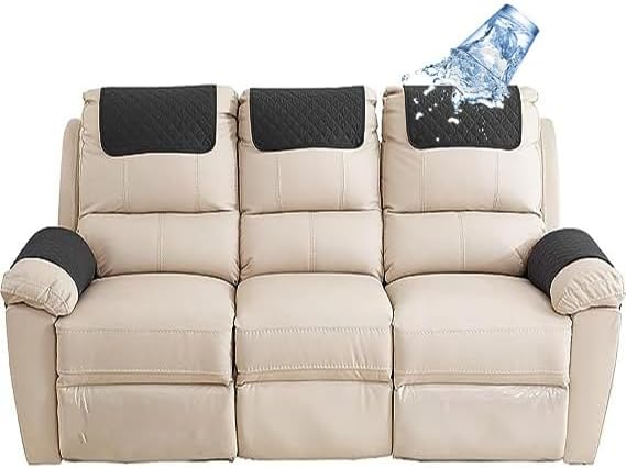 Funda impermeable para reposabrazos de sofá de 123 plazas, funda para reposabrazos de silla reclinable, funda antideslizante para protector de