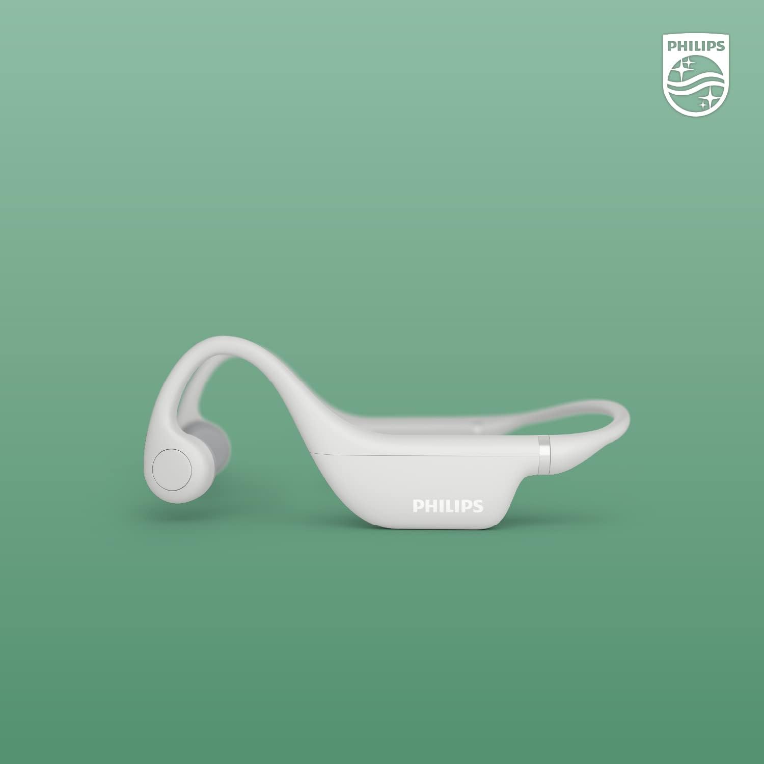 PHILIPS TAK4607GY – Auriculares Bluetooth de conducción ósea para niños con micrófono interno y controles parentales, gris, TAK4607GY