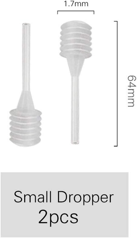 Enslz 15 piezas Mini botella vacía con cuentagotas de vidrio de aceite esencial esmerilado, botellas reutilizables, frasco de gotero de aceite nasal