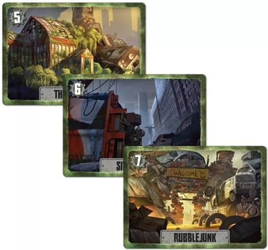 Juego de mesa Battlelands – Juego de estrategia de supervivencia post-apocalíptico, juego de combate rápido y furioso para niños y adultos, mayores
