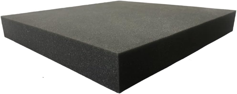 AKTRADING CO. – Hoja de espuma de goma certificada CertiPUR-US (espuma de tapicería, hoja de espuma acústica, reemplazo de asiento y más) – 2