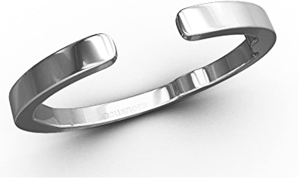 El original anillo antironquidos Acusnore – El primer y único anillo del mundo con tres activadores de acupresión, deja de roncar, ayuda natural