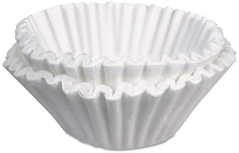 BUNN Filtros de café comerciales, estilo urna de 10 galones, color blanco, incluye 250 por caja.