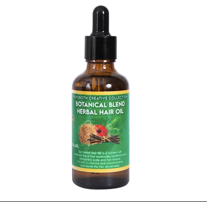 Rehoboth Creative Collection Aceite de mezcla botánica para cabello seco y cuero cabelludo, promueve mechones fuertes del cabello, mejora la