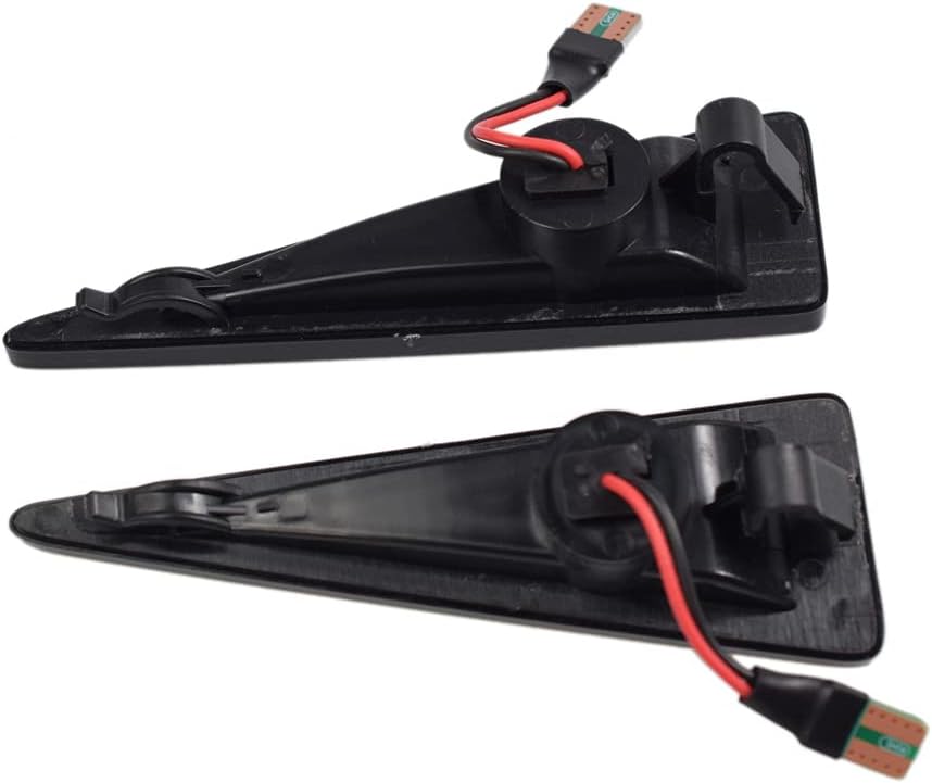 Marcador lateral LED guardabarros delantero Luz de marcador lateral que fluye luz intermitente secuencial Lámpara de señal de giro para Renault