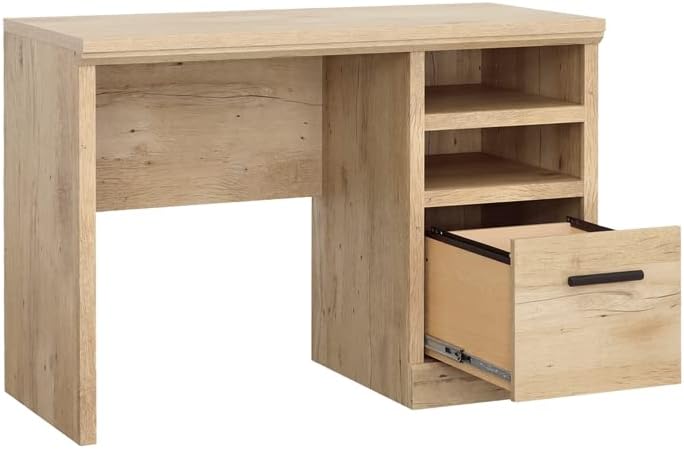 Sauder Aspen Post – Escritorio de madera con acabado de roble