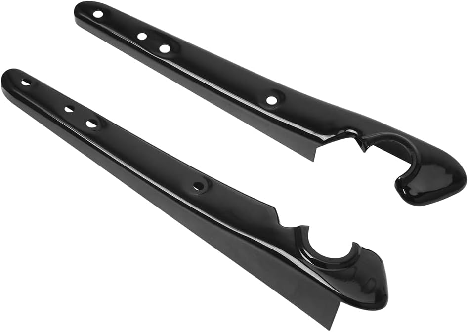 Juego de puntal de guardabarros trasero negro brillante para guardabarros, cubierta de soporte lateral de señal de giro para Harley Sportster Iron