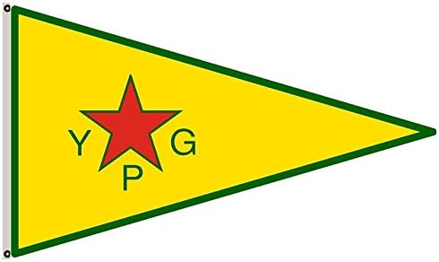 Fyon Unidades de protección del pueblo YPG bandera oficial del ala armada del Comité Supremo Kurdo 3x5ft