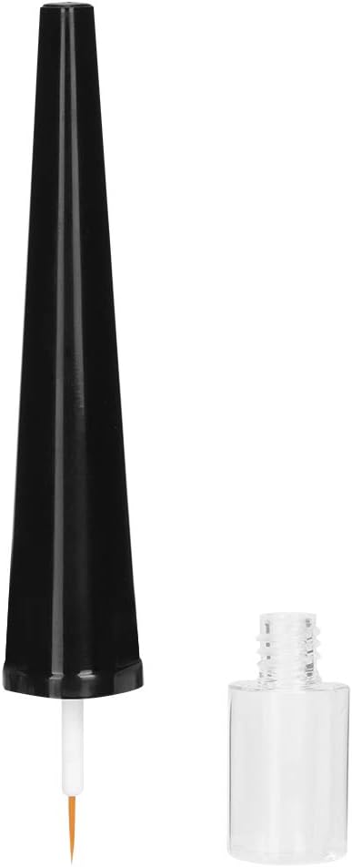 25 tubos de rímel vacíos de 0.2 fl oz, botellas de plástico para delineador de ojos, botella extensor de pestañas, recargable portátil, es y