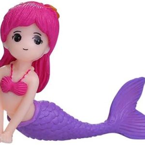 Decoración de mini sirena para pecera, decoración de escritorio, micro paisaje, decoración de acuario, adornos de sirena en miniatura (2, rosa) Decoración de mini sirena para pecera, decoración de escritorio, micro paisaje, decoración de acuario, adornos de sirena en miniatura (2, rosa)