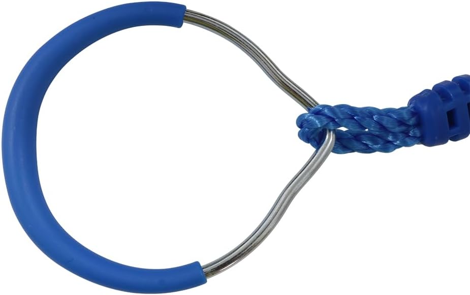 Deermon Anillos de gimnasia colgantes para marcos de escalada y columpios de jardín al aire libre, anillo ninja para niños, anillo de obstáculos de