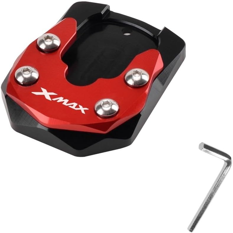 Almohadilla lateral para motocicleta, accesorios de motocicleta, soporte lateral, extensión ampliadora, soporte lateral para Y&AMAHA Xmax X-MAX 125