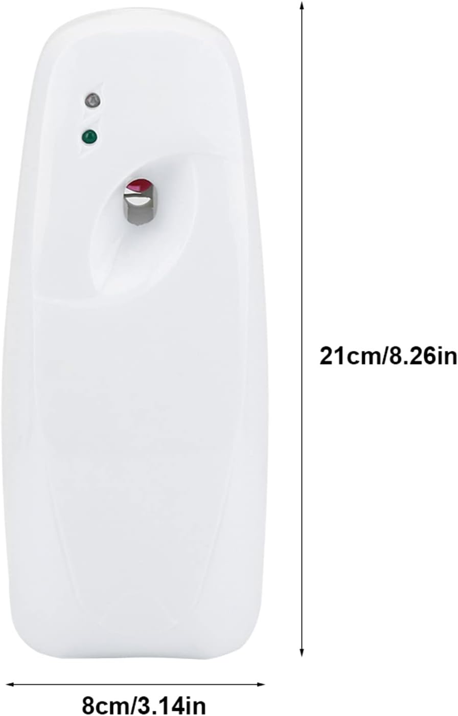 Ambientador automático Dispensador de aerosol para el hogar, montado en la pared, ambientador ajustable automático, dispensador de aerosol de