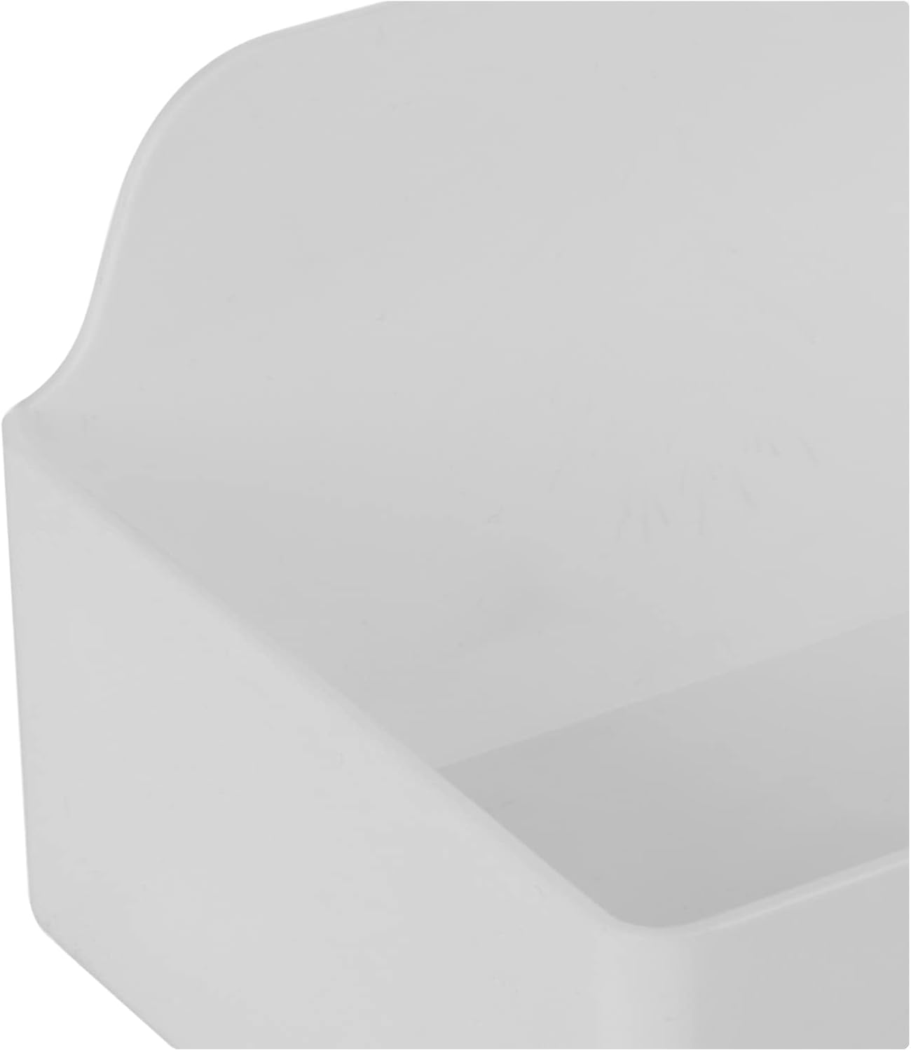 iDesign The Sarah Tanno Collection – Organizador de cosméticos en cajón, color blanco (paquete de 2)