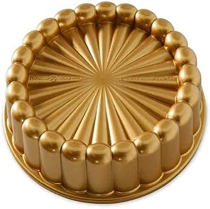 Molde para pasteles de aluminio, accesorios de cocina, decoración redonda de Navidad, boda, familia, 3D, molde para tartas, 9.4 * 2.8 * 0.8 in