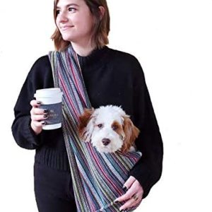 Transportador para perros 100% algodón orgánico también para gatos (bohemio multicolor) Transportador para perros 100% algodón orgánico también para gatos (bohemio multicolor)