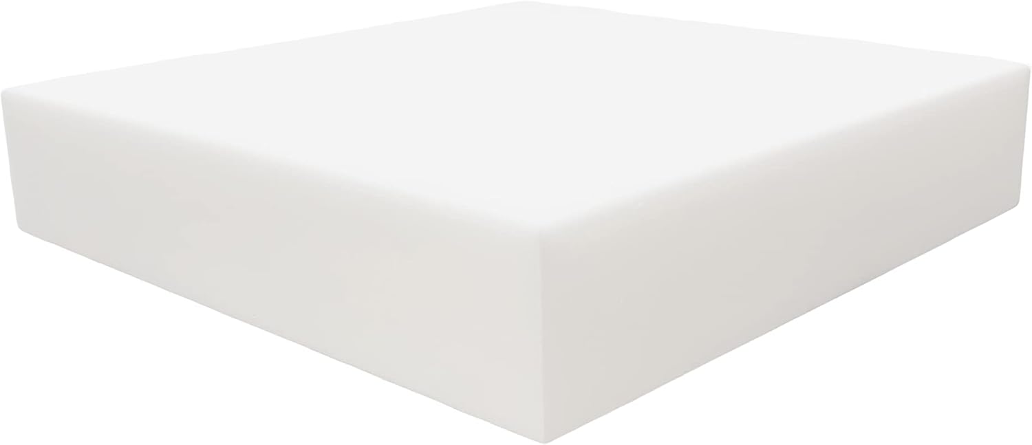 FoamRush Espuma de tapicería de 4 x 18 x 20 pulgadas, espuma firme de alta densidad, soporte suave (cojín de silla de espuma cuadrada para sillas de